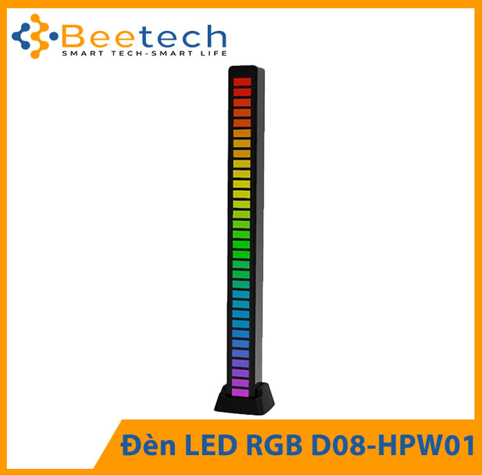 Đèn LED RGB D08-HPW01 nháy theo nhạc