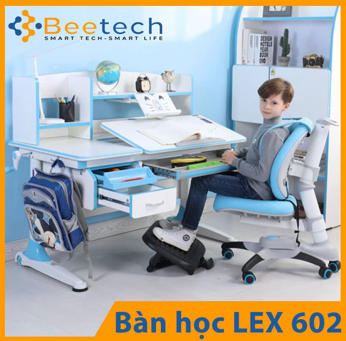 Bàn học chống gù chống cận LEX 602 cho trẻ em