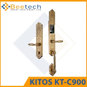 Khóa cửa điện tử tân cổ điển Kitos KT-C900 mạ vàng 24k